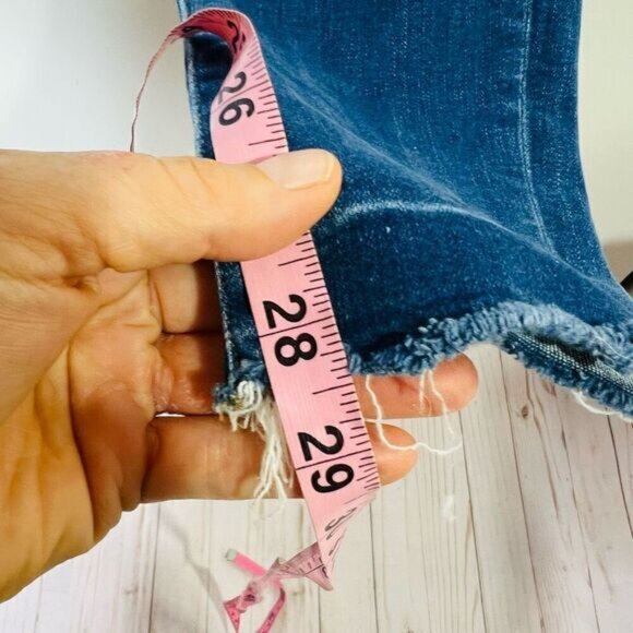 FRAME Le High Skinny Jeans Raw Hem Sz 29 - Picture 3 of 11